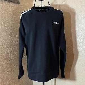 Adidas Black Crewneck Sweatshirt